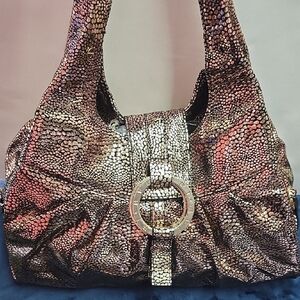 Bulgary Metallic Textured Women's Bag